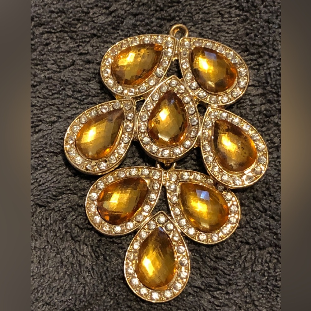 Yellow Citrine Pendant